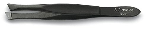 3 Claveles 12222 Pinza Depilar, Sesgada de 8 cm