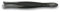 3 Claveles 12222 Pinza Depilar, Sesgada de 8 cm