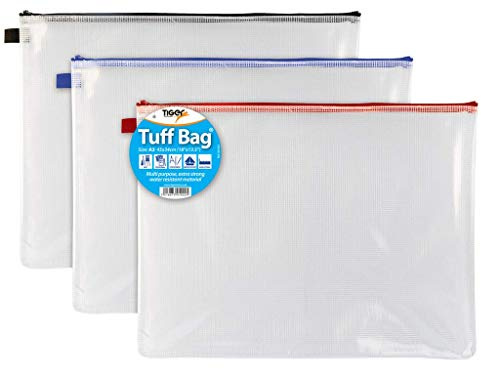 Tiger tuff bag A3 size single bag - assorted colours