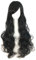 MapofBeauty 32 Langes Haar Spirale lockige Cosplay Kostüm Perücke (schwarz)