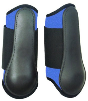 German Riding Neopren-Gamaschen Gamaschen vorne royalblau Gr. M