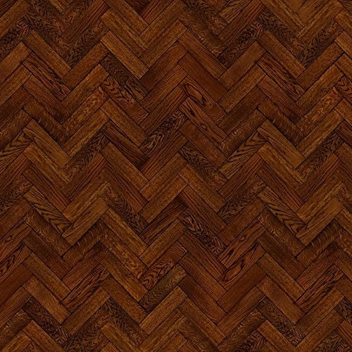 MyTinyWorld Dolls House Miniature Parquet Flooring 9 Inch Cocoa Colour Oak Strip Effect