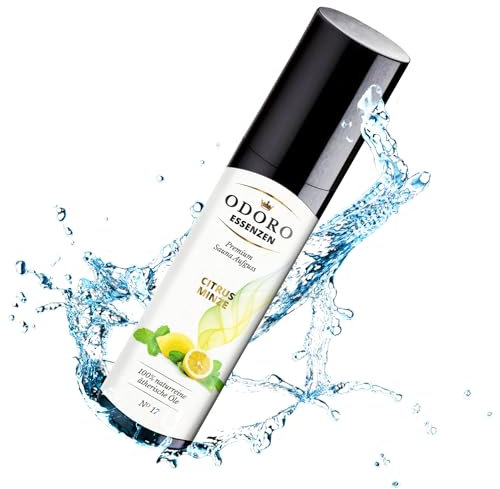 Saunaaufguss Duft Zitrone Citrus Minze – 100% ätherische Öle – Premium Aufguss Konzentrat (100ml) – Natürliches Aufgussmittel, naturreine Saunaaufgüsse