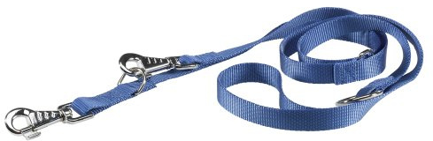 Ferplast Guinzaglio per l'addestramento di cani CLUB GA25/200, Robusto nylon, Lunghezza regolabile, 25 mm x L 120÷200 cm Blu