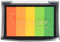 Rayher Stempelkissen Versacolor,5Farbtöne „Limone“, 4,7x7,5cm