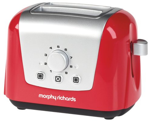 Casdon Morphy Richards Toaster | Pop-Up Toy Toaster For Children Aged 3+ | Includes 2 Pieces Of Pretend Toast For Realistic Play!