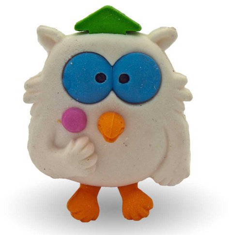 Radierer Radiergummi Collection Eule Puzzle Radiergummi weiß