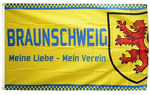 Flaggenfritze® Fanflagge Braunschweig - Meine Liebe - 90 x 150 cm
