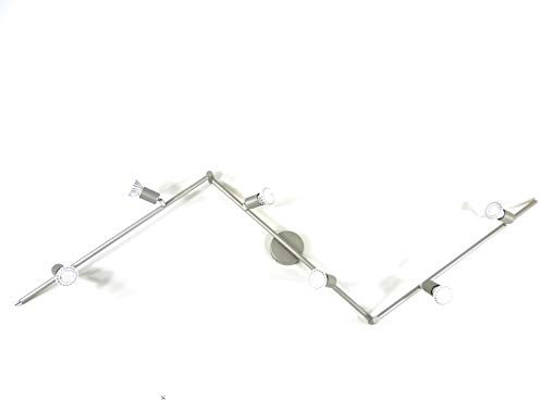 6x7Watt schwenkbare LED Strahler Spot LINOS titan 6 flammig Deckenlampe Wandleuchte Deckenlampe