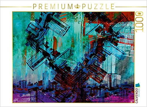 CALVENDO Puzzle Verrückte Skyline 1000 Teile Puzzle quer | 1000 Teile Lege-Größe 64 x 48 cm Foto-Puzzle für glückliche Stunden