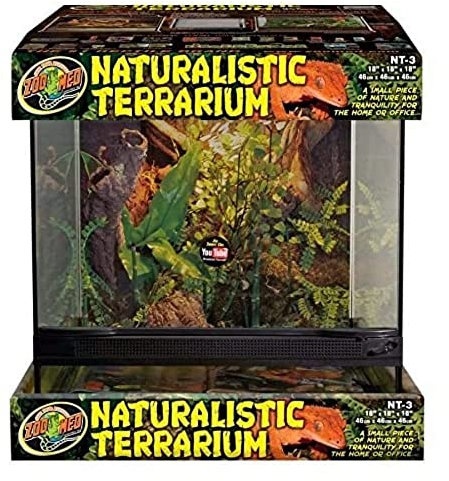 Zoo Med Terrarium Naturaliste pour Reptile/Amphibien 45 x 45 x 45 cm