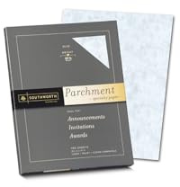 Southworth® Parchment Specialty Paper, 8.5 x 11, 24 Lb, Blue, Pack of 100