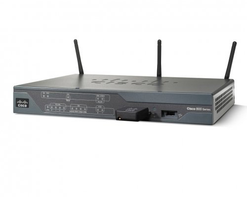 Cisco 881 Wi-Fi Collegamento ethernet LAN Nero