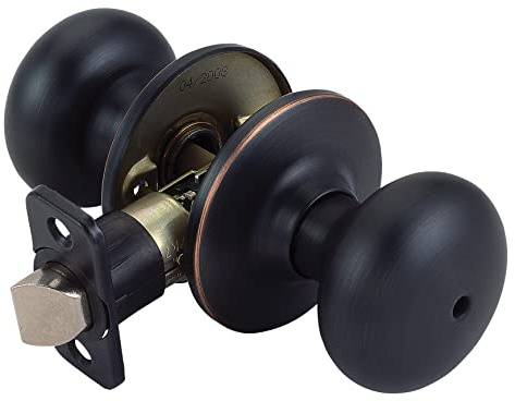 Design House Cambridge Privacy Door Knob, Oil Rubbed Bronze