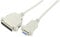 Dexlan Cordon Null Modem pour PC DB9/DB25 F/M 3 m