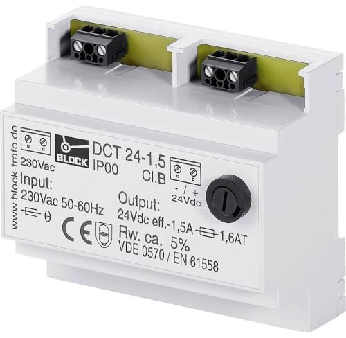 Block DCT-Serie DC-Netzteil, 12 VA, primär, 230 VAC, sekundär N/A, DCT 12-1