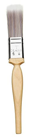 Fit For The Job 1 inch Diamond DIY Paint Brush For A Smooth Finish Painting with Emulsion, Gloss and Satin Paints on Walls, Ceilings, Furniture, Wood & Metal, 1 25mm
