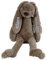 Elefantasie Stofftier Hase mit Namen und Geburtsdatum personalisiert Geschenk 30cm braun