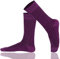 Mysocks Unisex Knöchelsocken Geripptes Lila