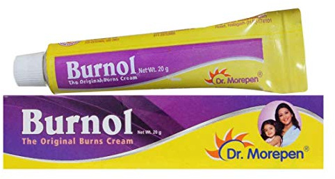 Burnol Anti-Septic Cream - Prevent infection, burns, cuts and wounds. 10g (Pack of 4)