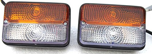 APSMOTIV Massey Ferguson Indicator Blinker Front Side Indicator Light Lamp Assembly set Massey Ferguson Deutz Fahr Tractor 1673840M91 1673841M91 1678580M91 1678840M91 Tractor Lights