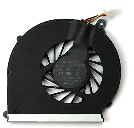 Power4Laptops Ventilador para Ordenadores portátiles Compatible con Compaq Presario CQ57-430EG