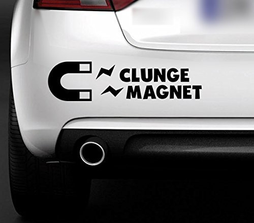 CLUNGE MAGNET RUDE FUNNY INBETWEENERS CAR VAN BIKE STICKER CAR BUMPER WINDOW VINYL DECAL