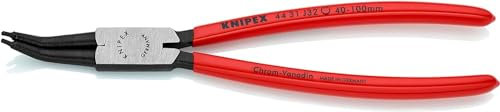 KNIPEX Sicherungsringzange für Innenringe in Bohrungen 45° gewinkelt mit Kunststoff überzogen 225 mm, 44 31 J32
