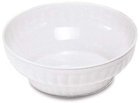 Stefanplast Insalatiera a Coste, Bianco, 30 x 18 x 30 cm