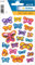 HERMA 3441 Aufkleber Schmetterlinge Bunt klein mini, 63 Stück, Schmetterling Sticker in blau lila rosa gelb, Butterfly Etiketten für Fotoalbum Tagebuch Poesiealbum Scrapbooking Dekoration Briefe DIY