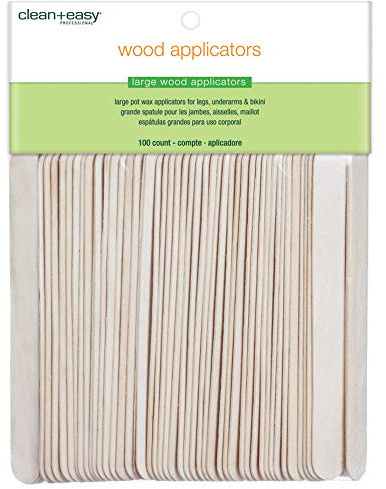 Clean+Easy Wood Applicator Spatulas (100) - Large