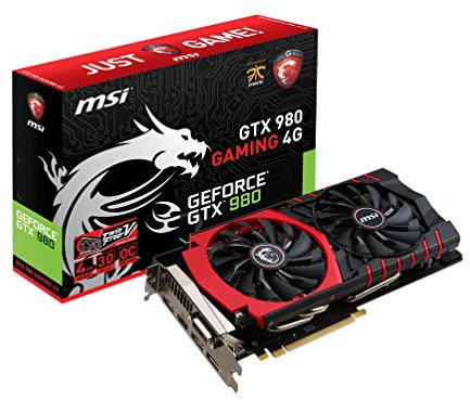 MSI NVIDIA GTX 980 4 GB PCI Express 256 Bit Gaming Graphics Card