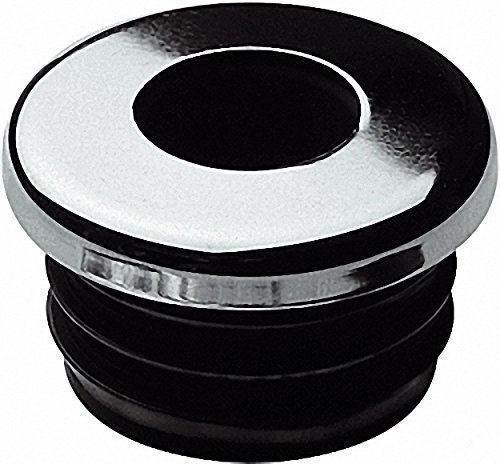 VILLEROY & BOCH Urinalverbinder für Einlocheinlauf (Standard) Gummi schwarz mit Rosette 18-5mm Durchmesser