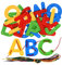 READY 2 LEARN Schnür-Alphabet - Großbuchstaben - 26 Buchstaben - 8 Schnüre - Fädelspielzeug für Kinder - Feinmotorik, Buchstabenerkennung und frühe Rechtschreibung