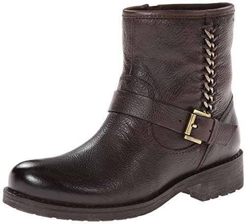 Geox D New Virna, Stivali da Motociclista Donna, Marrone (Dk Coffee C6024), 36 EU