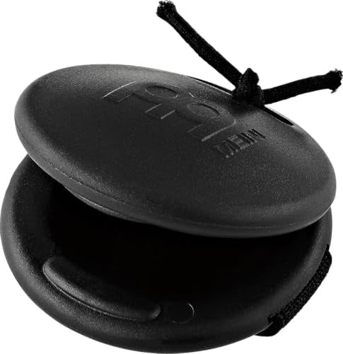 Meinl Percussion Cajon Ring Castanet, Schwarz (PCRC1BK) | Kastagnette für den Finger, Groß, Kunststoff