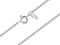 Kugelkette 1,5mm - echt 925 Silber, Länge wählbar 38-100cm