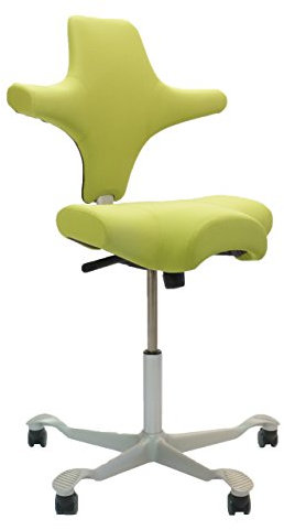 HAG Capisco 8106 Sattelsitz Bürostuhl in Nexus Green Stoff
