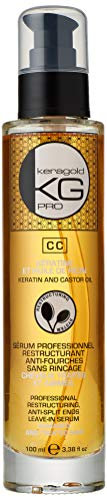 Keragold Pro - Sérum CC Restructurant 100 ml - Kératine & Huile de Ricin