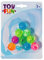 The Toy Company 051.104.2 Toy Fun Flummi, 25 mm, 10 Stück auf Blisterkarte