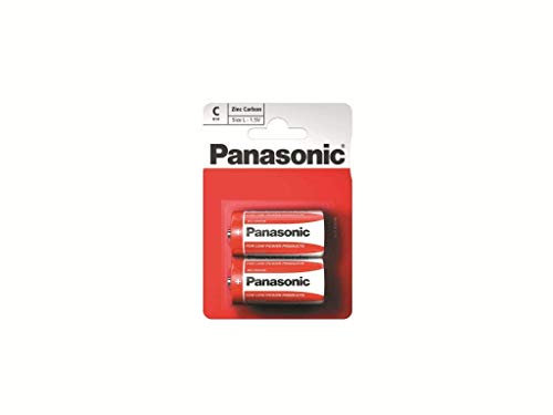 Panasonic - Confezione di 2 batterie C