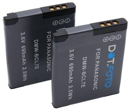 2 x Dot.Foto DMW-BCL7, DMW-BCL7E Premium 3.6v / 690mAh Akku für Panasonic Lumix DMC-F5 DMC-FH10 DMC-FS50 DMC-SZ3 DMC-SZ8 DMC-SZ9 DMC-SZ10 DMC-XS1 DMC-XS3