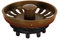 MONTSERRAT BO-41244 Tapón para Fregadero con Rejilla, Marrón