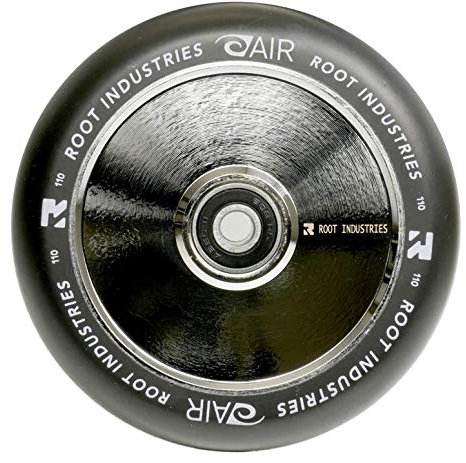 Root Industries Air 110mm Stunt Scooter Rolle + Fantic26 Sticker (Chrom/Schwarz (PU))
