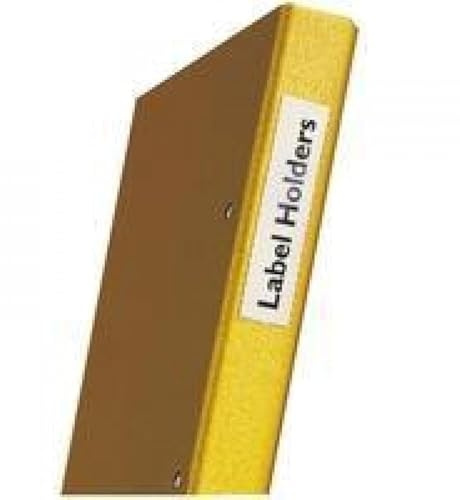 Pelltech 25mm x 75mm Label Holder - Transparent (Pack of 12)