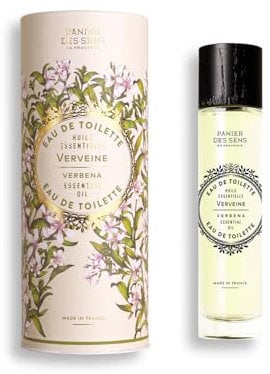 Eau de Toilette pour Femme - Parfum Verveine - Panier des Sens - Parfum Femme Corps & Cheveux - Cadeau Femme - Fragrance Florale - Eau de parfum aux Huiles Essentielles Made in France - Flacon 50ml