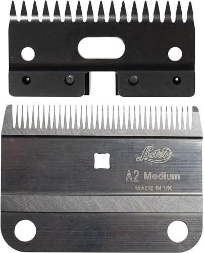 Lister A2/AC (Medium) Blade, Horse Clipper Blade, Equine & Livestock Clipping, General Grooming, Suitable for Horses & Livestock, Animal Clipper Blade, 35 Teeth, 2.5mm Cutting Length