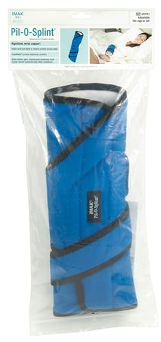 Brownmed IMAK Pil-O-Splint Night-time Wrist Support | Helps relieve pain, tingling and numbness from CTS, keeps wrist and hand in neutral position