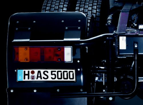 G-elumic Funschilder.de - Selbstleuchtendes Kennzeichen, beleuchtetes Nummernschild für LKW, 24 V, 520 x 110 mm
