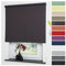 Liedeco® Rollo, Fenster Rollo, Kettenzug-Rollo / 122 x 180 cm (Breite x Höhe), Cappuccino/Verdunkelnd, Abdunkelnd, Blickdicht/viele Farben, Größen/Breiten 60-200 cm/Variable Montage möglich